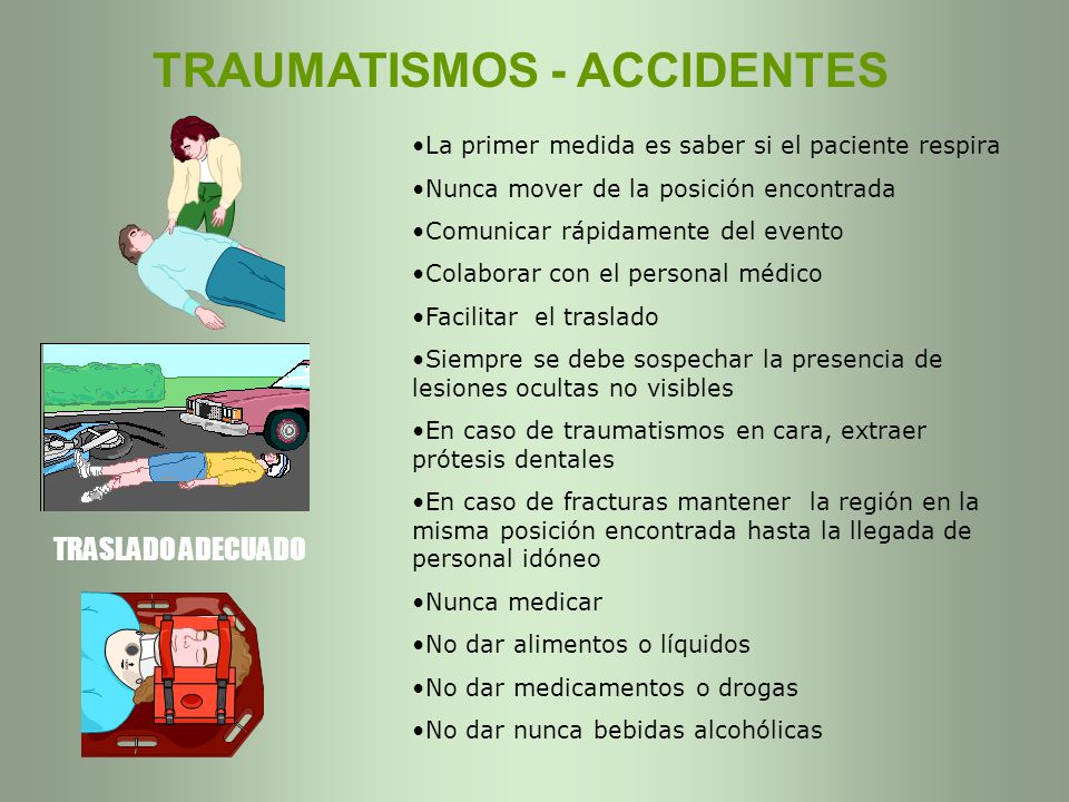 Traslado de pacientes primeros auxilios ppt presentation